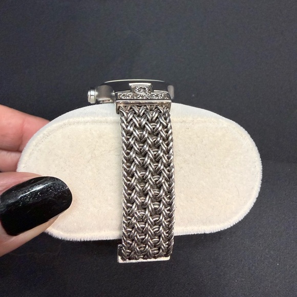 Lois Hill Sterling Silver Stainless Watch Woven Paisley Quartz Movement main image 4